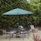 Pure Garden 9-Foot Outdoor Patio Umbrella with Base, Sand 50-LG1041 - alternate 1